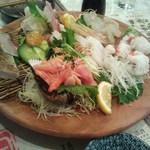 刺し盛りです！
          