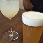 トラットリア ピッツェリア polipo - リモンチェッロソーダとレモンビール