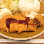 萩原珈琲店 みなとじま喫茶室 - とんかつ・サーモンフライ