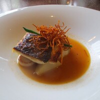 THE FUNATSUYA - 魚料理・南伊勢産 真鯛のソテー、オマール海老・帆立。　　　　2020.09.22
