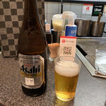 Okonomi Teppanyaki Marumi - 瓶ビール　アサヒスーパードライ