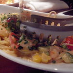 フォカッチェリア - パスタ！同行煮のリクエストでクリーム系に○しっかりクリームながらくどくなく。ゆで加減も◎