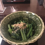 うなぎ専門店 元町 濱新 - 青菜