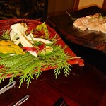 うかい鳥山 - 松茸炭火焼