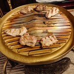 うかい鳥山 - 炭火焼　鶏三種