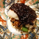 山紫御泊処 はなの舞 - 鱧と無花果の田楽　モロッコ　榎木