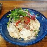 串焼き 巴 - マッシュルームのアンチョビ和え