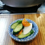 串焼き 巴 - お新香