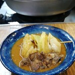 串焼き 巴 - キャベツ煮込み