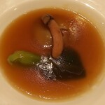 中国料理 品川大飯店 - フカヒレ姿煮 松茸添え