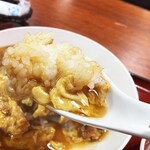 Chuugokuryouri Miyoshi - この餡の濃くもなく、薄くもない味加減がちょうどイイのでご飯が進みます。