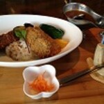 なんぷてい - エゾシカ肉のカツを、カレーとソースカツでにど楽しく！