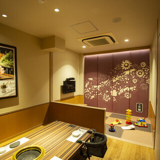 全室個室◆和空間で焼肉を。家族全員で楽しめるキッズスペース◎