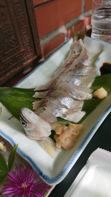千種川 天然アユの 刺身 絶品です By 佳まる みさき 佐用 魚介料理 海鮮料理 食べログ