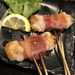 Yakitori Matsukasa - もち巻きベーコン　2本390円