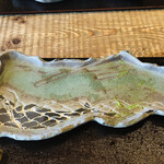 徳山鮓 - 余呉湖をモチーフにした皿