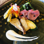 徳山鮓 - 鹿肉のロースト