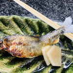 徳山鮓 - ナシの酢漬けを添えて♪