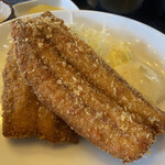 釧ちゃん食堂 - デカくてね… 箸でなかなか上手く持ち上げられない。