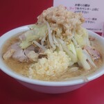 ラーメン二郎 - 小ブタ　麺半分(20-10)