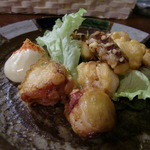 たこの唐揚げ(一粒がデカい)
