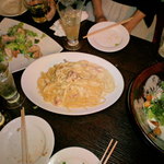 Chamu - パスタの残骸です・・・、写真撮るの辛抱できませんでした・・・・。