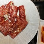 焼肉　三宝 - 和牛カルビ定食@1300 先月より100円値上がりして、クオリティも下がってた。。。残念です。