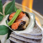 Grilled live turban shells