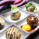 Assortment of 6 types of Mitsuse chicken meatballs