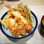 天丼てんや - オールスター天丼アップ