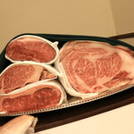 神戸牛炉釜炭焼ステーキ銀座一宮 - 新鮮な食材