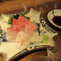 飯家くーた 銀座七丁目店 - 「刺身3点盛」