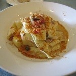 リストランテ カントゥ - 桜エビのパッパルデッレ　スズキのソース