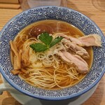 Sendai Chuukasoba Jinya - 味玉中華蕎麦(細麺、普通盛)