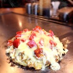 Okonomiyaki Zenigata - トマトチーズ玉