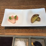 前菜（梨とサツマイモ）