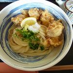かしわ天ぶっかけうどん 850円