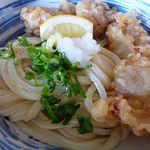 うつ輪 - かしわ天ぶっかけうどん 850円