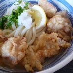 うつ輪 - かしわ天ぶっかけうどん 850円