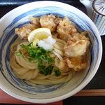 うつ輪 - かしわ天ぶっかけうどん 850円