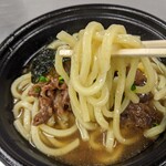 大阪焼肉 ホルモン ふたご - ツルムチな極太麺