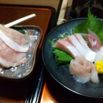 Hamaakari Chouonkaku - 刺身と豚しゃぶ