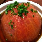 小松屋 - 冷たい真っ赤なまるごと出汁トマト