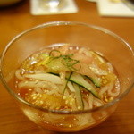 銀座 らん月 - トマトうどん