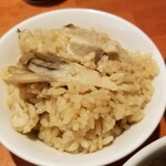 麺屋 六感堂 - 舞茸の炊き込みご飯
