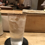 鳥しき - 天草水割り