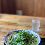 中華蕎麦 春馬 - 朝ラーセット（普）700円に九条ねぎTP100円