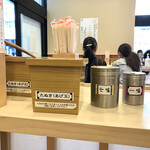 そばの神田 東一屋 - コンディメンツ。