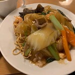 南海飯店 - かたい焼ソバ