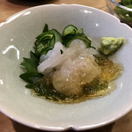 なにわ翁 - 白えびジュレがけ(富山湾)